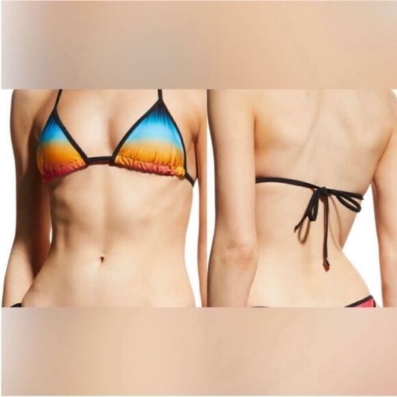 The Attico NWT Ombre Print Multi Color Triangle
Bikini Top Size XS - Picture 1 of 6